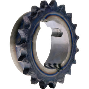 Зірочка до роликового ланцюга з каленим зубом 08B-2 Z21 TB HRC HUBBER дворядна